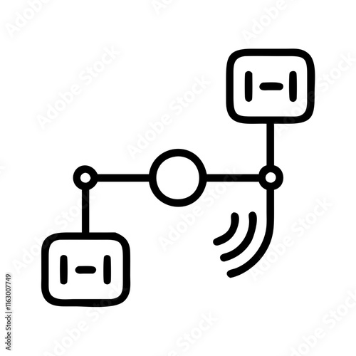 A connectivity icon symbolizing internet access.