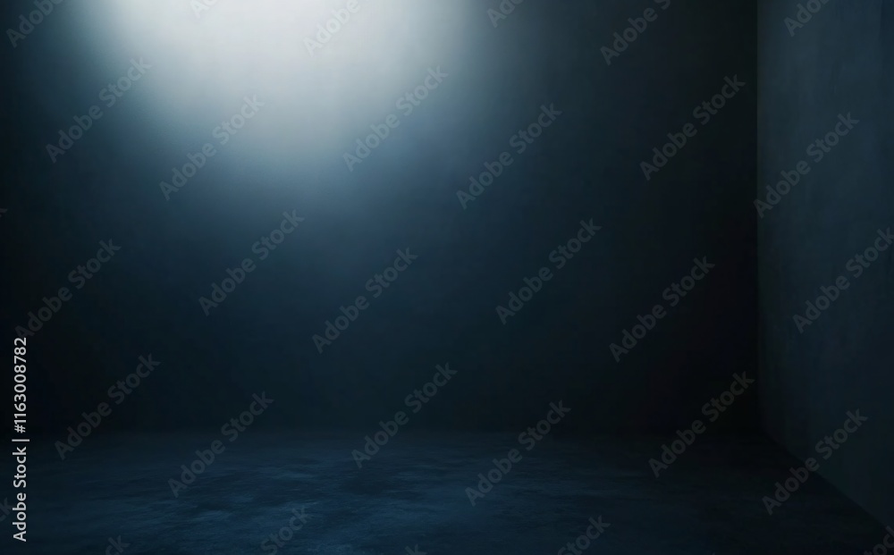 Moody Dark Corner Room Studio Background: Dramatic Light and Shadow Moody Dark Corner Room Studio Background: Dramatic Light and Shadow
