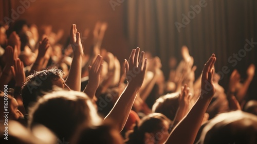 The sound of applause as a candidate enters a room, signaling the energy and excitement of grassroots campaign events.