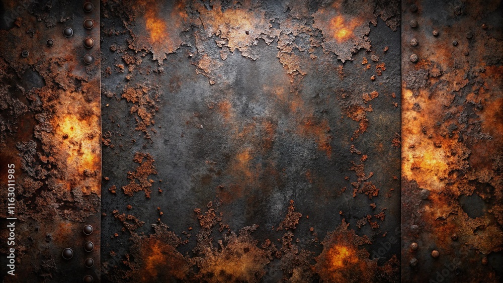 Black abstract background. Dark rusty metal texture. Black rust grunge background.
Black abstract background. Dark rusty metal texture. Black rust grunge background.
