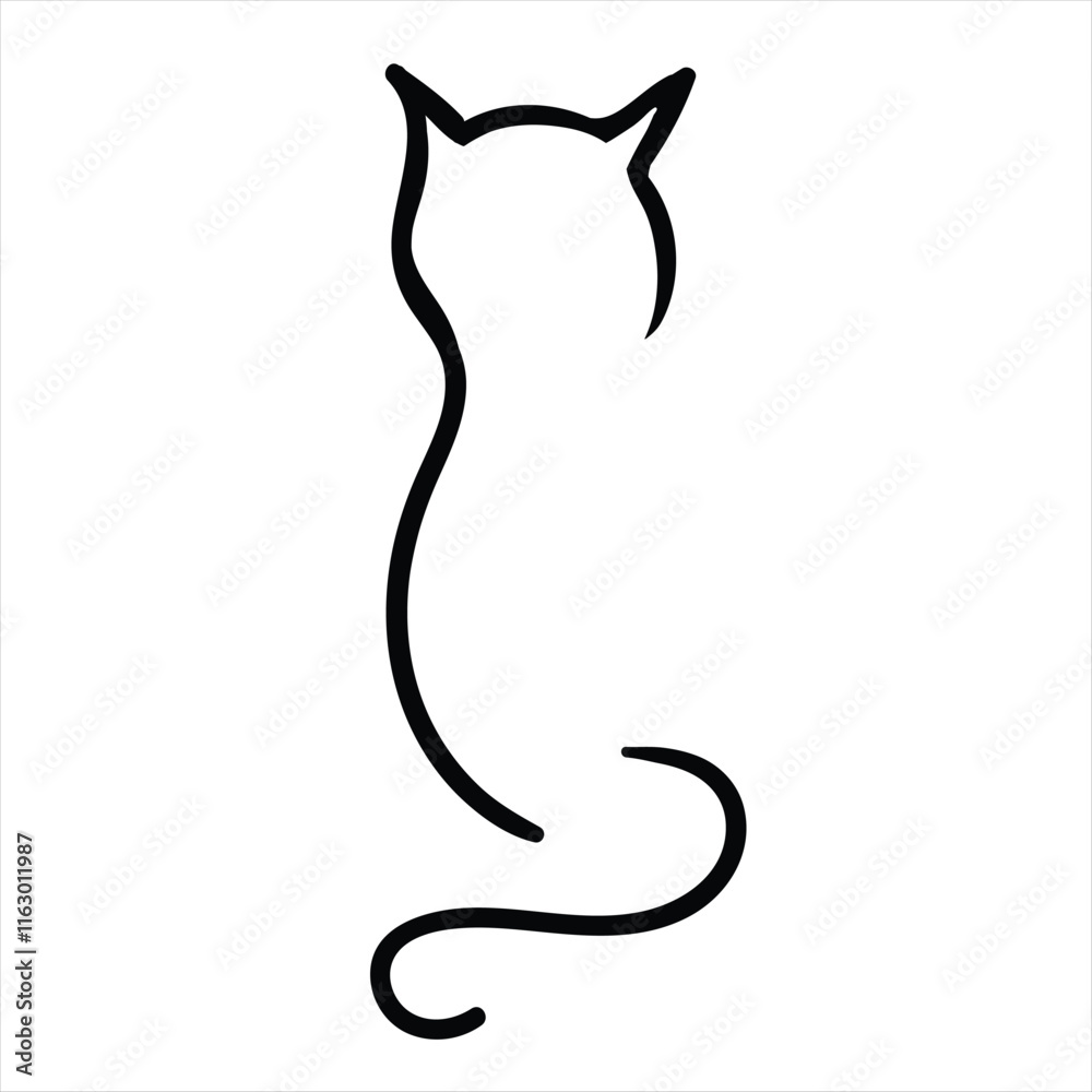 Vector Illustrations of Cats Tattoos Vector Illustrations of Cats Tattoos