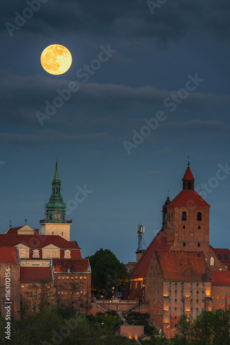 Grudziądz nocą