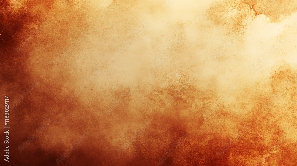 Fototapeta premium Abstract Orange Brown Watercolor Texture Background