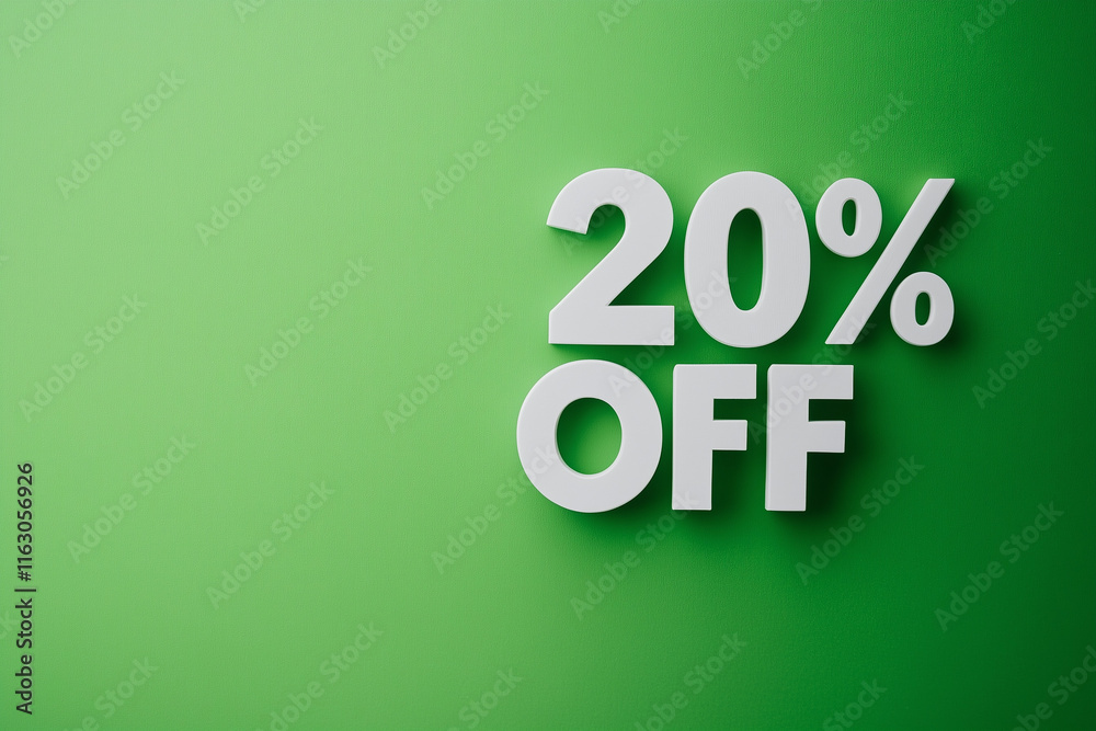 20% OFF white text on a colorful background 20% OFF white text on a colorful background