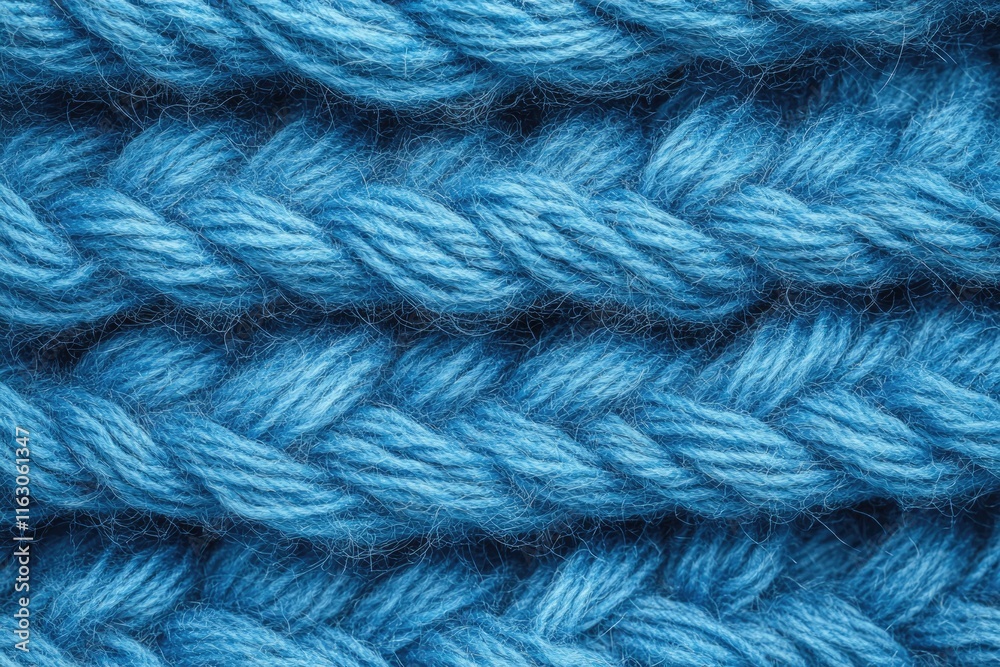 Cozy Blue Yarn Texture in Full Frame, Perfect for Warm and Soft Backgrounds Cozy Blue Yarn Texture in Full Frame, Perfect for Warm and Soft Backgrounds