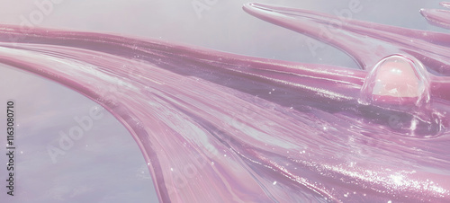 melted plastic texture background	
