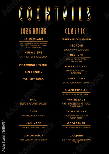COCKTAILS | Drink List