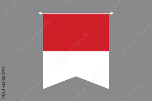 Free Download Indonesia flag, The flag of Indonesia, Flag of Indonesia national country symbol illustration Vector, Rectangle Indonesia flag illustration, Flat vector illustration
 - GFXLoad