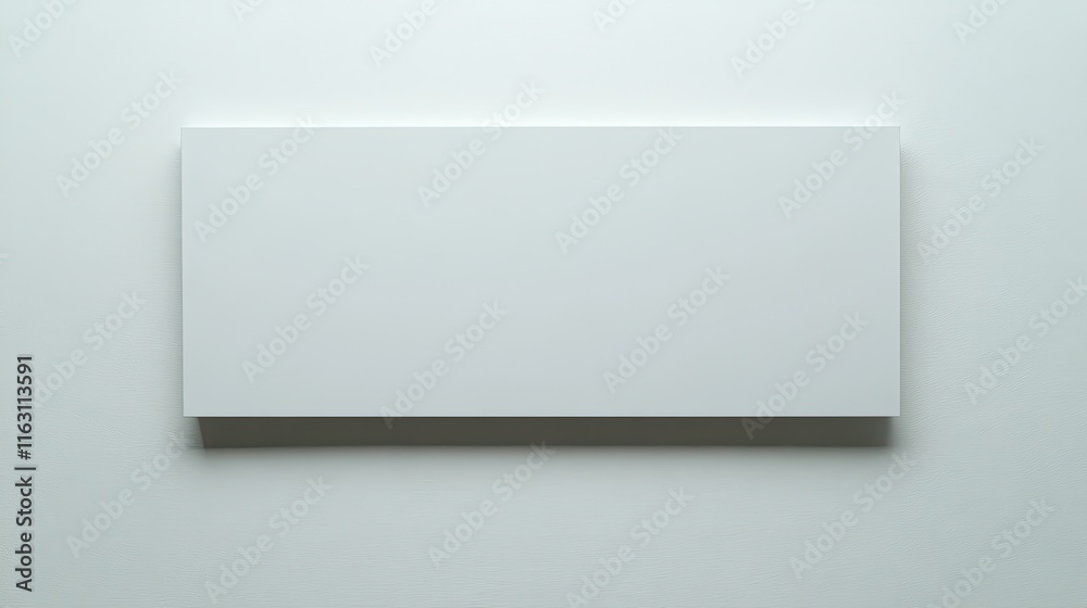 Blank white rectangle on a white background, perfect for mockup or template. Blank white rectangle on a white background, perfect for mockup or template.
