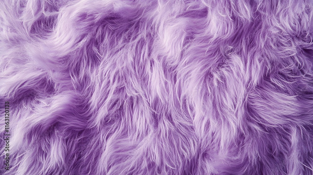 A close-up of soft, fluffy purple fur texture. A close-up of soft, fluffy purple fur texture.