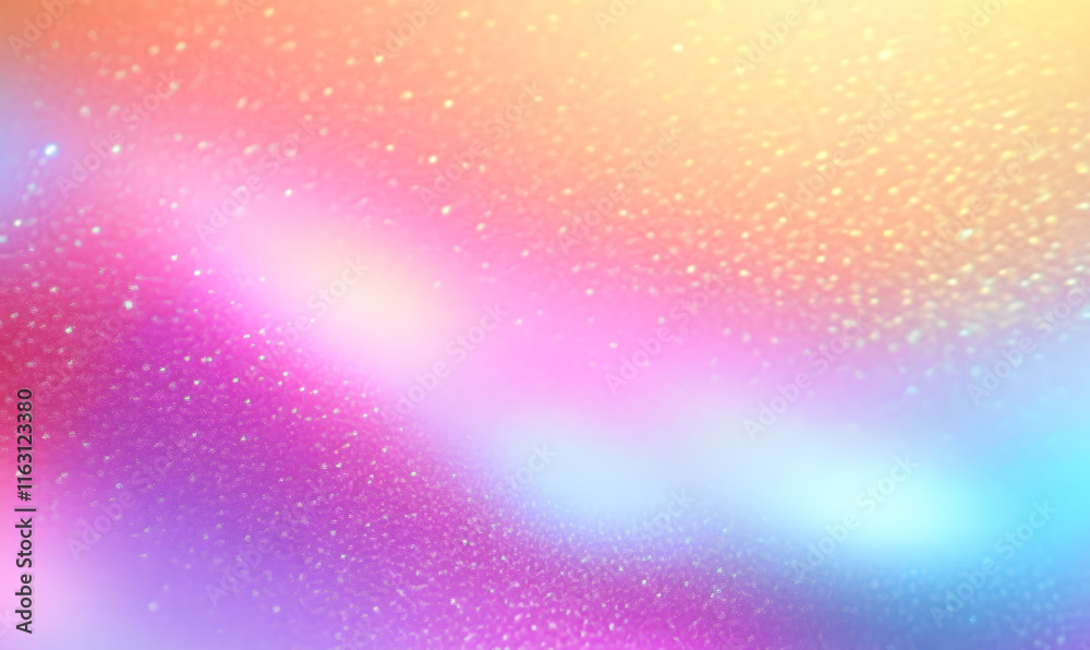 Abstract pastel holographic blurred grainy gradient background texture. Colorful digital grain soft noise effect pattern. Lo-fi multicolor vintage retro design. Abstract pastel holographic blurred grainy gradient background texture. Colorful digital grain soft noise effect pattern. Lo-fi multicolor vintage retro design.