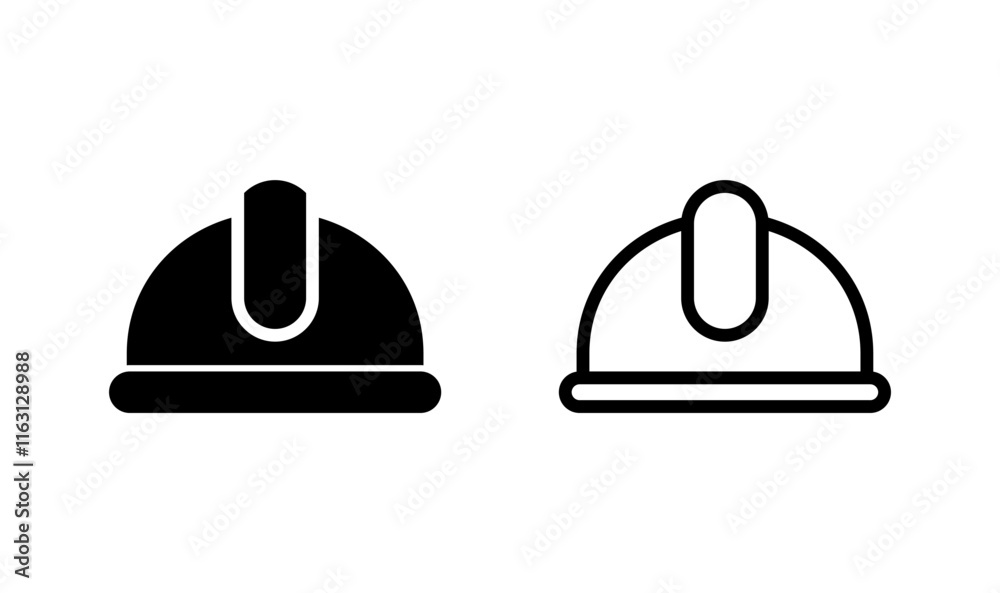 Helmet icon logo design. Motorcycle helmet sign and symbol. Construction helmet icon. Safety helmet Helmet icon logo design. Motorcycle helmet sign and symbol. Construction helmet icon. Safety helmet