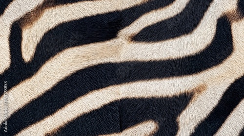 Wallpaper Mural top view on black and white zebra skin texture background, for pattern overlay	 Torontodigital.ca