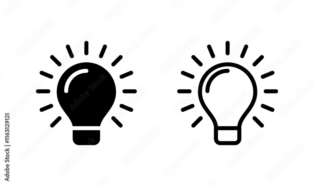 Lamp icon logo design. Light bulb sign and symbol. idea symbol. Lamp icon logo design. Light bulb sign and symbol. idea symbol.