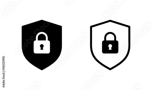 Security icon logo design. protection icon. privacy. vpn