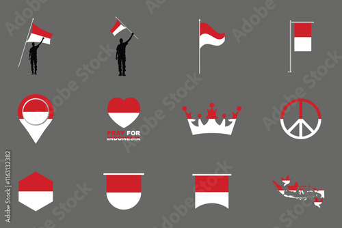 Flag of Indonesia Set, Original and simple Indonesia flag Bundle, vector illustration of Indonesia flag Collection
Free Download Flag of Indonesia Set, Original and simple Indonesia flag Bundle, vector illustration of Indonesia flag Collection
- GFXLoad