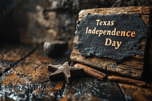 Texas Independence Day: joyful celebration, festive atmosphere, proud Texans, national pride, spirited gathering, community unity, colorful festivities, cultural heritage, state pride. photo