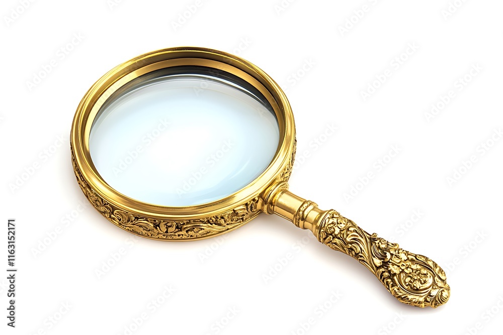 Magnifying glass isolated on white background Magnifying glass isolated on white background