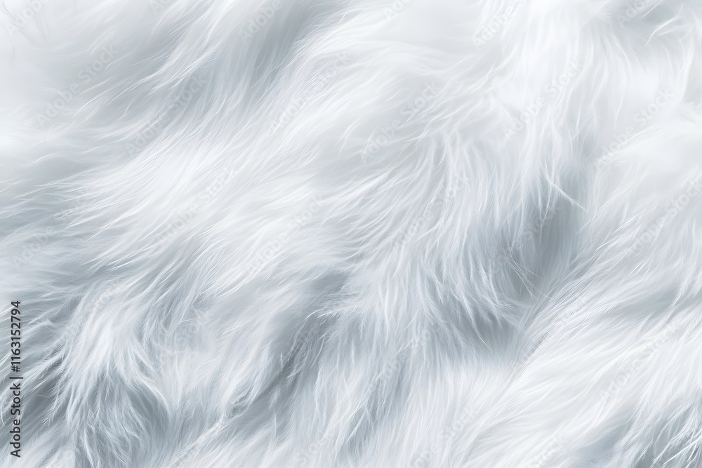 Light Gray and White Fur or Feather Texture Light Gray and White Fur or Feather Texture