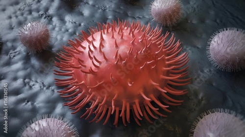 close up of a anemone photo