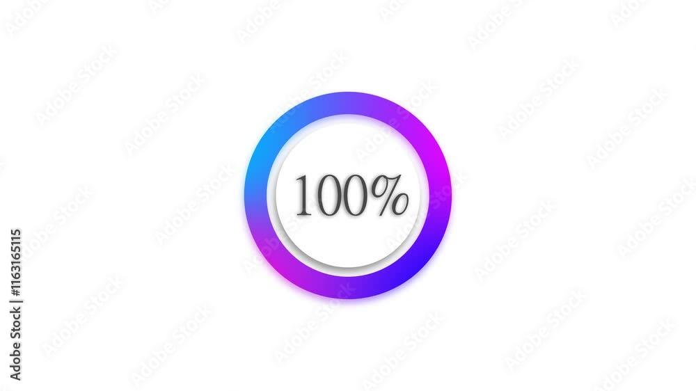 simple and minimilist 100% loading,share,progress and completed sighn ,1 to 100 percent loading bar, bright progress circle simple and minimilist 100% loading,share,progress and completed sighn ,1 to 100 percent loading bar, bright progress circle