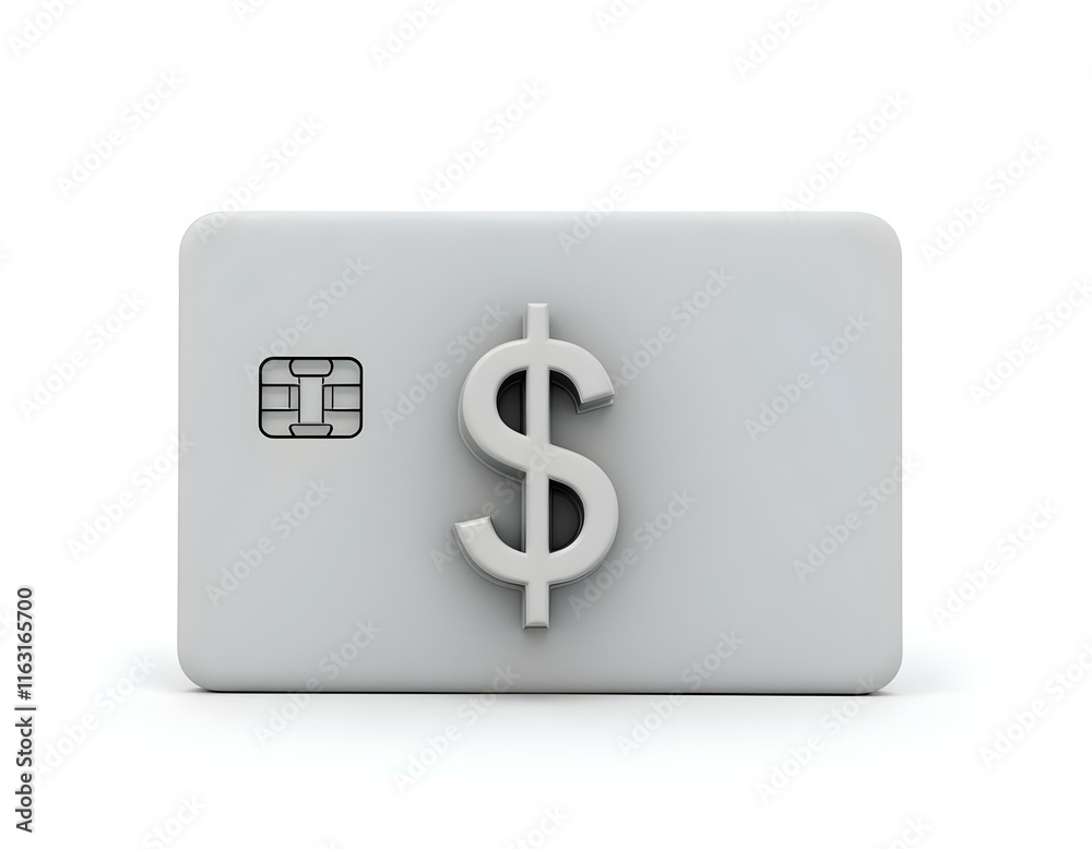 Credit card with dollar sign 3D render icon isolated on transparent background cutout ia Credit card with dollar sign 3D render icon isolated on transparent background cutout ia