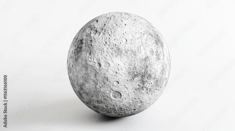 moon. moon on white background. moon. moon on white background.