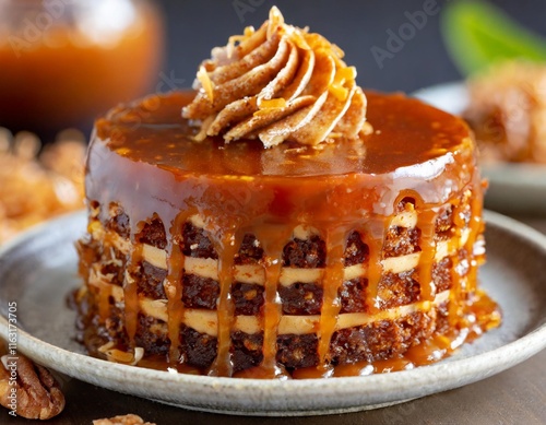 Decadent Dobos Torte with Caramel Layers photo