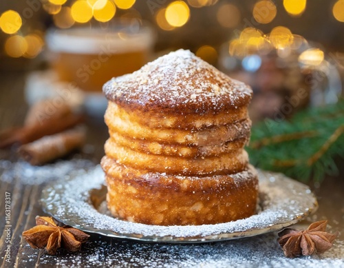 Sweet and Crunchy Kürtoskalács, Traditional Chimney Cake photo