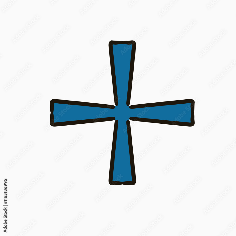 Fototapeta premium plus second shape design star vector modern