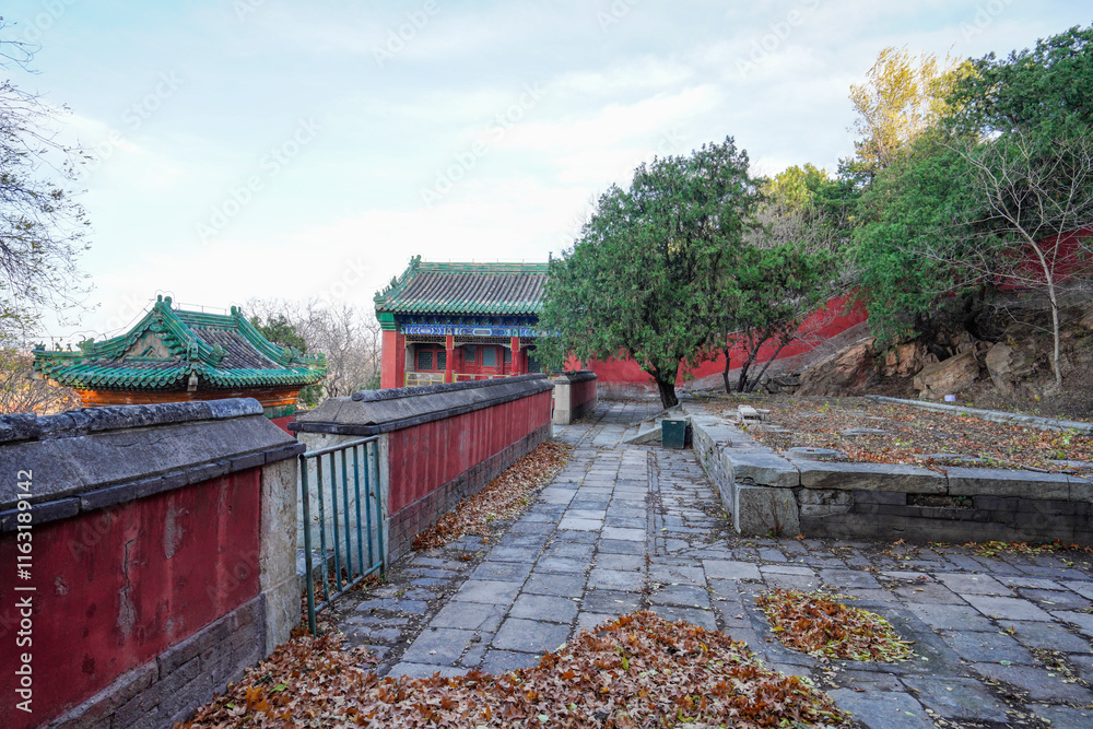 Site of Shanxian Temple, Summer Palace, Beijing.