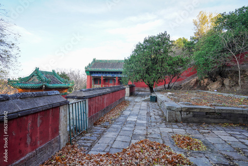 Obraz na płótnie Site of Shanxian Temple, Summer Palace, Beijing. w salonie