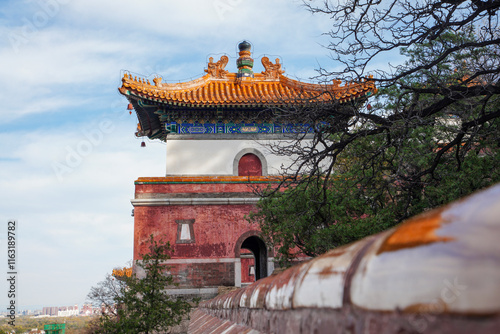 Obraz na płótnie Tibetan architecture in the Four Great Regions of Summer Palace in Beijing. w salonie