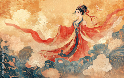 The Artistic Background of Traditional China Costume Portrait