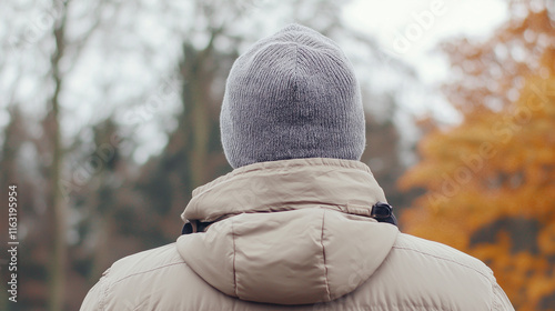 Autumn Contemplation: A man...