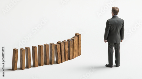 Businessman Contemplating G...