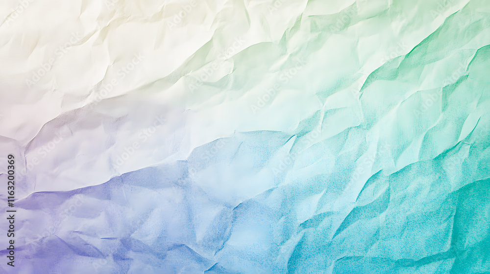 Fototapeta premium Pastel Wrinkled Paper with Subtle Gradient