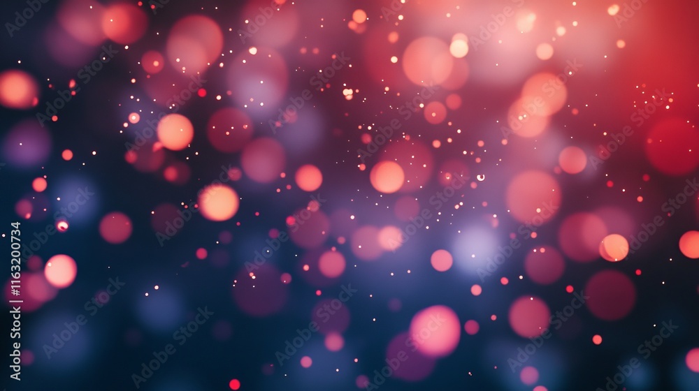 Colorful abstract bokeh background with soft glowing lights and vibrant hues