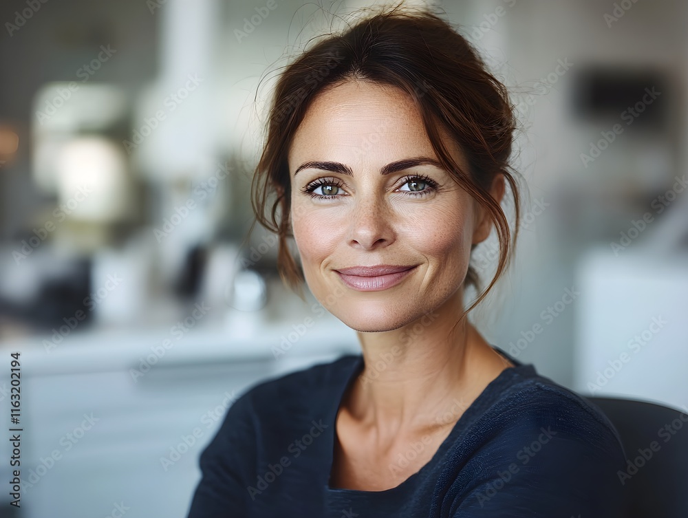 Portrait of a Smiling Woman Portrait of a Smiling Woman