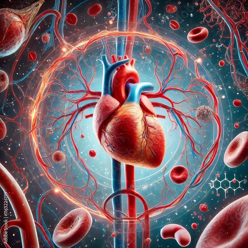 Circulatory System A representation of the circulatory system sh