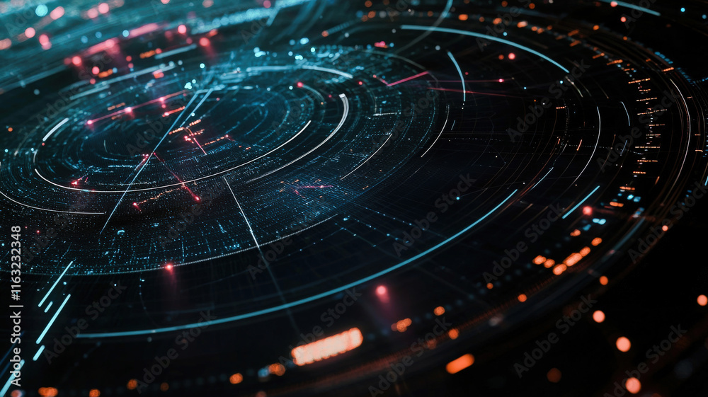 A cutting-edge interactive radar graph with glowing data points connected by smooth arcs, dynamically transitioning between datasets for a futuristic and visually engaging data visualization. A cutting-edge interactive radar graph with glowing data points connected by smooth arcs, dynamically transitioning between datasets for a futuristic and visually engaging data visualization.