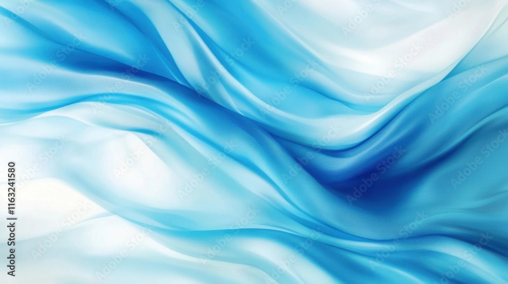 Naklejka premium Luxurious fabric folds evoke a sense of calm.