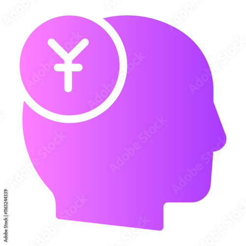 yen gradient icon