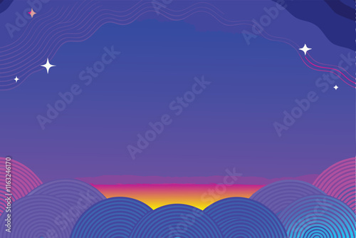 Generate a vibrant, abstract image showcasing multiple smooth color gradients, blending seamlessly.  Emphasis on rich, saturated hues.