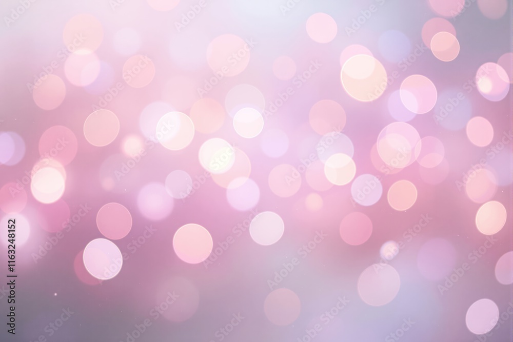Abstract pink and purple bokeh light pattern, soft and glowing, on a pastel gradient backdrop. Concept of dreamy, festive illumination. Ai generative Abstract pink and purple bokeh light pattern, soft and glowing, on a pastel gradient backdrop. Concept of dreamy, festive illumination. Ai generative
