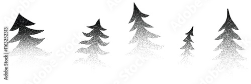 grain trees pattern noise background gradient dot sand spray vector black grainy effect white abstract stipple brush dust grunge paint vintage shadow point fade element retro splatter shape dotwork