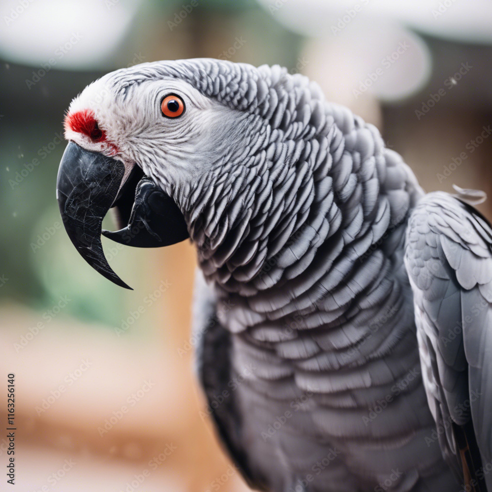 Fototapeta premium African Grey Parrot