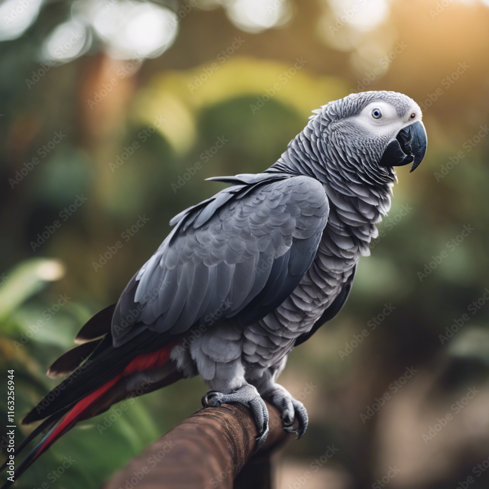 Obraz premium African Grey Parrot