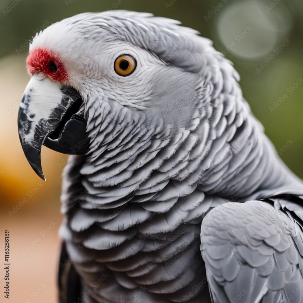 Fototapeta premium African Grey Parrot