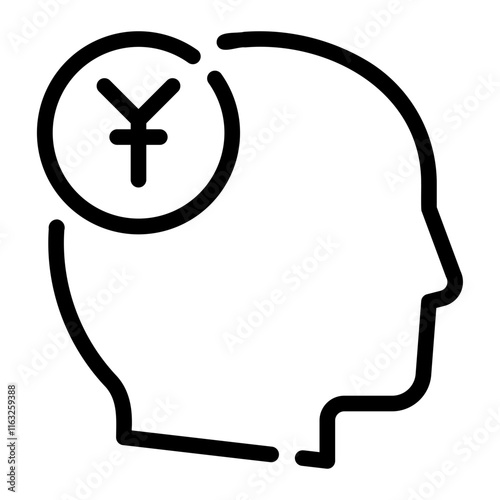 yen line icon
